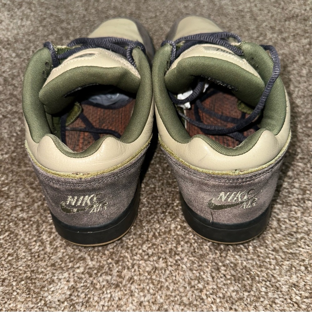 Vintage Retro Nike Zoom Air Angus Suede Brown 2004 Men’s SZ 9.5 Skateboard Y2K - Picture 3 of 14